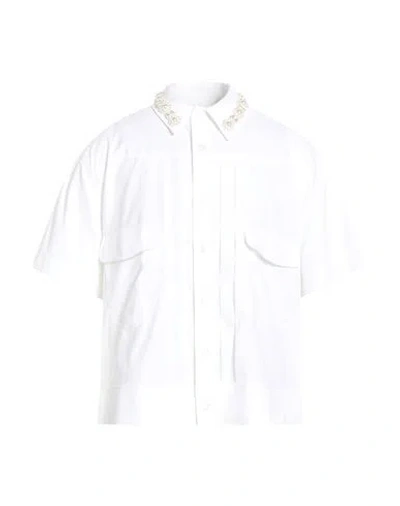 Simone Rocha Man Shirt White Size L Cotton