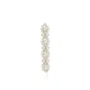 Simone Rocha Medium Flower Hair Clips In Grey