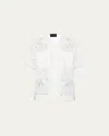 Simone Rocha White Relaxed Shirt In Whitewhite