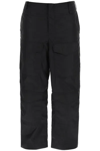 SIMONE ROCHA MEN'S CROPPED CARGO PANTS IN BLACK FOR SS24 COLLECTION