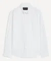 Simone Rocha Mens Beaded Flower Cluster Classic Shirt In White