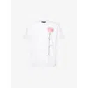Simone Rocha Carnation-print Short-sleeve T-shirt In White