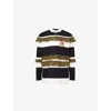 Simone Rocha Ruffle-detail Polo Shirt In Black