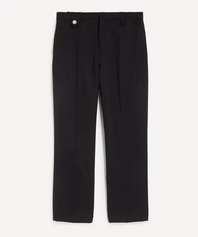 Simone Rocha Mens Straight-leg Trousers In Black