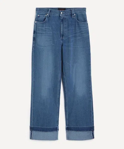 Simone Rocha Mens Straight-leg Jeans In Blue