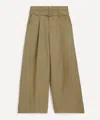Simone Rocha Mens Wide-leg Multi Belt Loop Trousers In Green