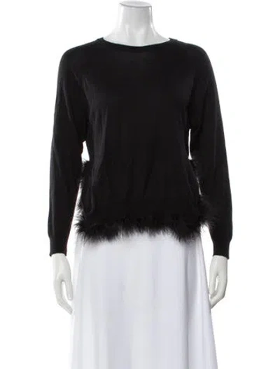 Pre-owned Simone Rocha Merino Wool Bateau Neckline Sweater In Gray