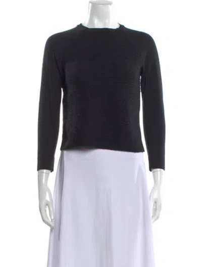 Pre-owned Simone Rocha Merino Wool Crew Neck Sweater In Black