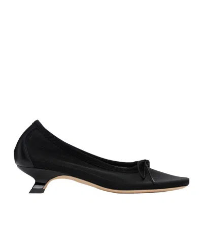 SIMONE ROCHA MESH BALLERINA LOW HEELS