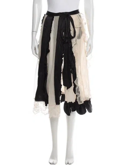 Pre-owned Simone Rocha Mesh Midi Length Skirt