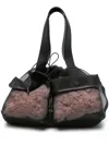 Simone Rocha Mesh Tote Bag In Black