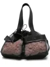Simone Rocha Mesh Tote Bag In Black