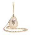 Simone Rocha Micro Pearly Egg Crossbody Bag In Ivory