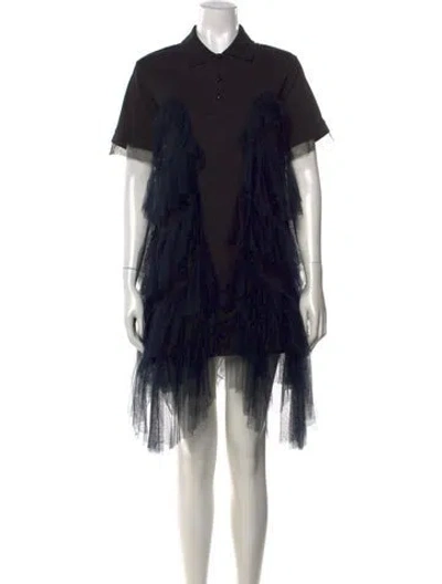 Pre-owned Simone Rocha Midi Length Dress W/ Tags In Black
