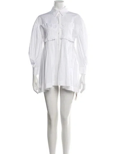 Pre-owned Simone Rocha Midi Length Dress In White