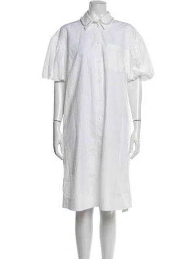 Pre-owned Simone Rocha Midi Length Dress In White