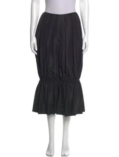 Pre-owned Simone Rocha Midi Length Skirt In Black