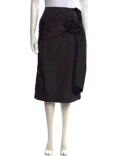 Pre-owned Simone Rocha Midi Length Skirt In Black