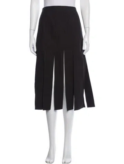 Pre-owned Simone Rocha Midi Length Skirt In Black