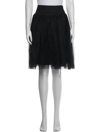 Pre-owned Simone Rocha Midi Length Skirt In Black/blue