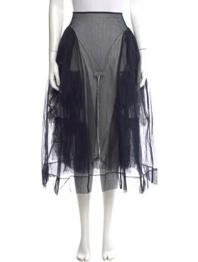 Pre-owned Simone Rocha Midi Length Skirt In Blue