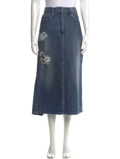 Pre-owned Simone Rocha Midi Length Skirt In Blue
