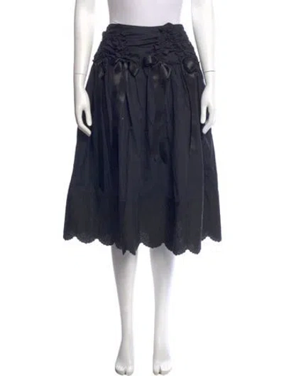 Pre-owned Simone Rocha Midi Length Skirt In Blue