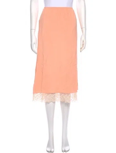 Pre-owned Simone Rocha Midi Length Skirt In Orange
