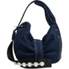 Simone Rocha Mini Bow Sateen Sling Bag