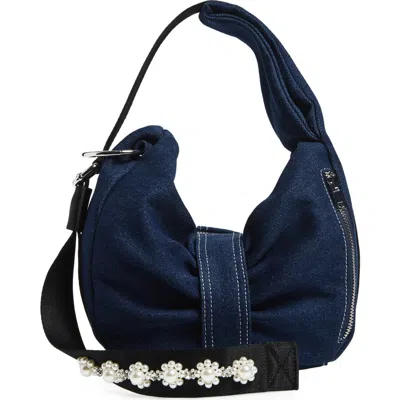 Simone Rocha Mini Bow Sateen Sling Bag