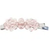 Simone Rocha Mini Crystal Flower Hair Clip In Pale Pink