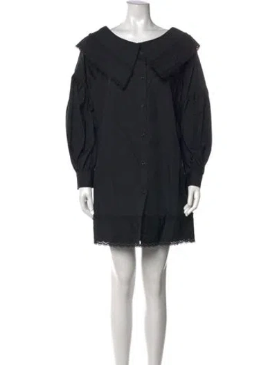 Pre-owned Simone Rocha Mini Dress In Black