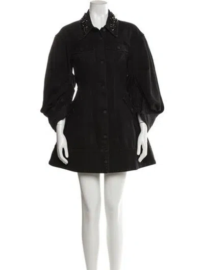 Pre-owned Simone Rocha Mini Dress W/ Tags In Black