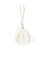 Simone Rocha Micro Egg Pearl-effect Clutch Bag In Neutral