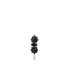 Simone Rocha Mini Flower Hair Clip In Black