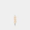 Simone Rocha Mini Flower Hair Clip  -  - Crystal - Nude In Pink