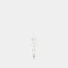 Simone Rocha Mini Flower Hair Clip  -  - Crystal - White In White