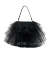 Simone Rocha Mini Frilly Tutu Crossbody - Polyester - Black In Black
