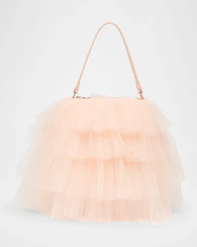 SIMONE ROCHA MINI FRILLY TUTU TOP-HANDLE BAG