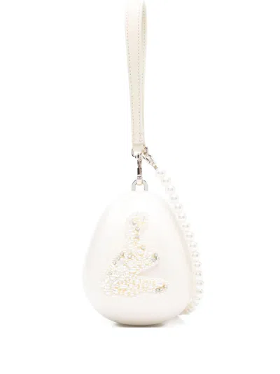 Simone Rocha Mini Hare Cross Body Bag In White