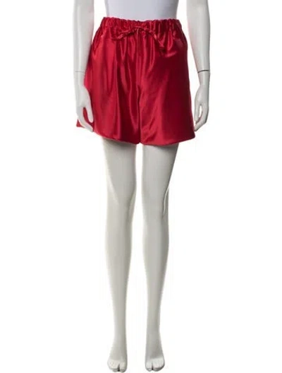 Pre-owned Simone Rocha Mini Shorts W/ Tags In Red