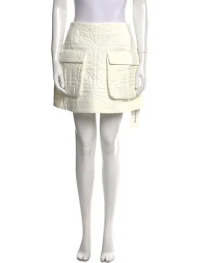Pre-owned Simone Rocha Mini Skirt In White