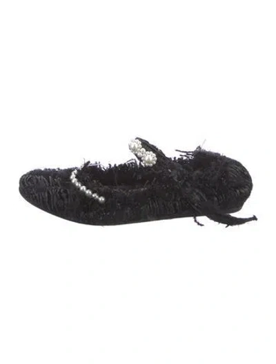 Pre-owned Simone Rocha Moccasins In Black
