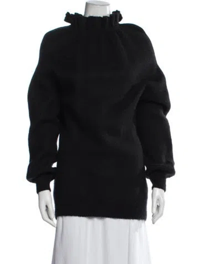Pre-owned Simone Rocha Mock Neck Sweater In Black