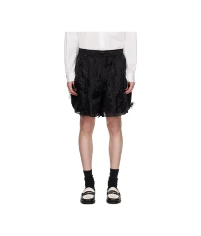 SIMONE ROCHA MULTI-LAYER FLIP-UP WORK SHORTS