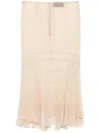 Simone Rocha Midirock Mit Ziernaht In Nude