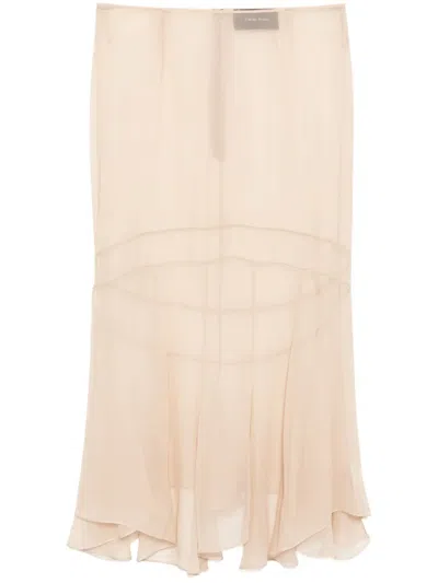 Simone Rocha Midirock Mit Ziernaht In Nude