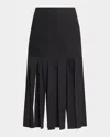 Simone Rocha Multi-slit Midi Skirt In Multi