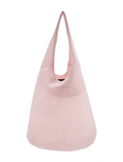 Pre-owned Simone Rocha Nylon Bucket Bag In Pink