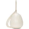 Simone Rocha オフホワイト ラージ Pearl Egg バッグ